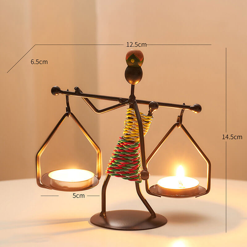 Lighteme Kreativer Kerzenhalter aus Eisen