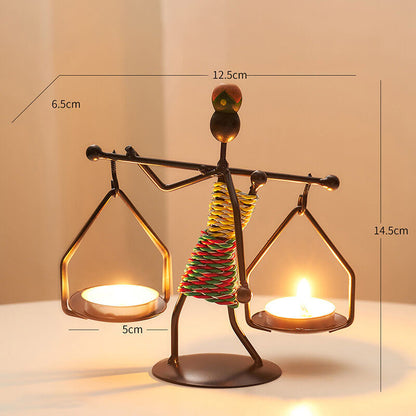 Lighteme Kreativer Kerzenhalter aus Eisen
