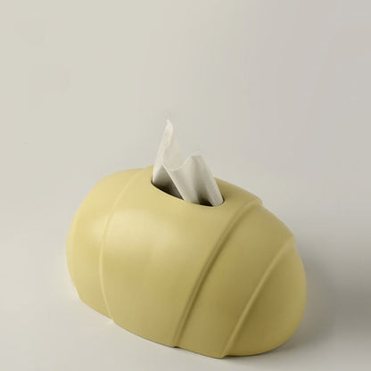 Lighteme Taschentuchbox aus Keramik in Croissantform