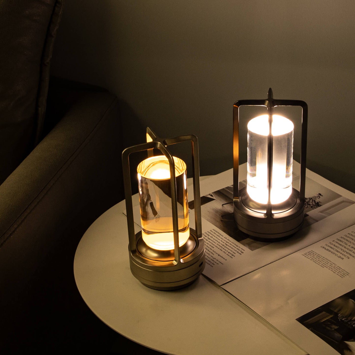 Lighteme Cross Camping-Tischlampe