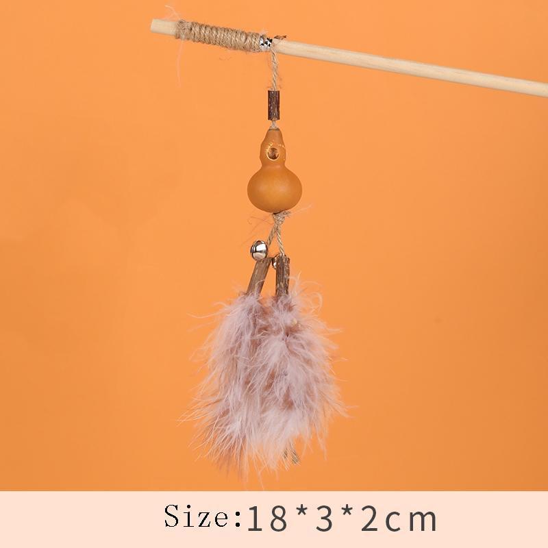 Bâtonnet interactif pour chat Lighteme en bois brut (6 types)