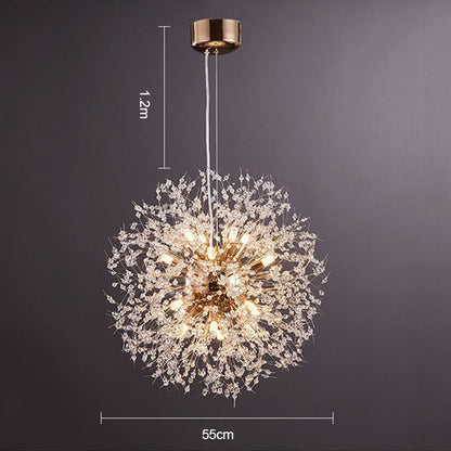 Lighteme Kristall-Löwenzahn-Kronleuchter