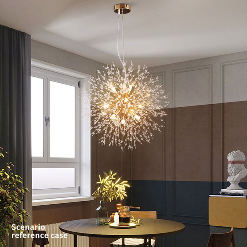 Lighteme Kristall-Löwenzahn-Kronleuchter