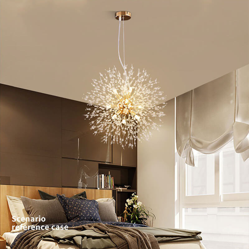 Lighteme Kristall-Löwenzahn-Kronleuchter
