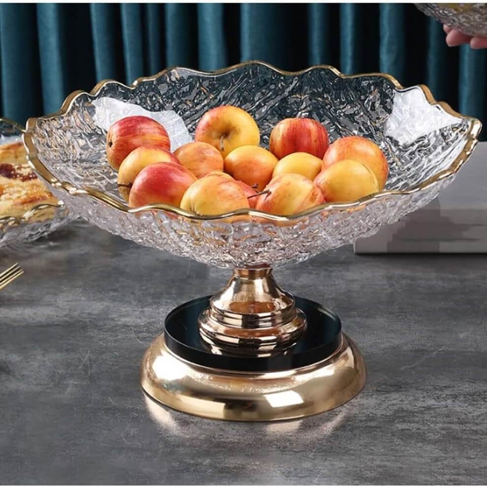 Assiette à fruits en cristal Lighteme