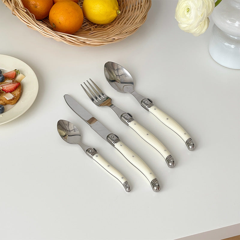 Lighteme Besteckset mit gebogenem Griff, 4-teilig