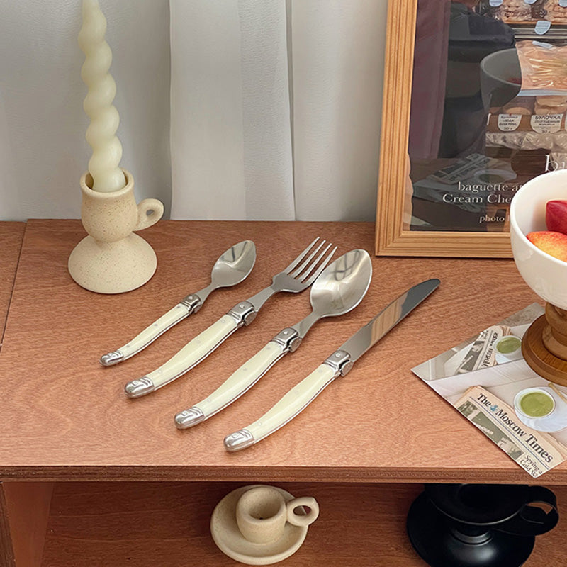 Lighteme Besteckset mit gebogenem Griff, 4-teilig