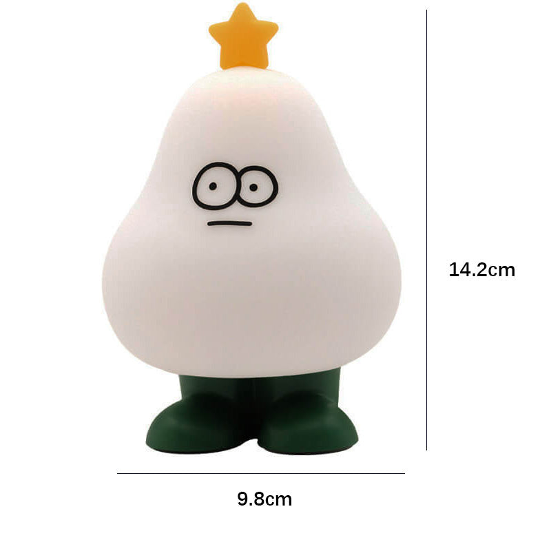 Lampe de nuit en silicone en forme de sapin de Noël mignon Lighteme