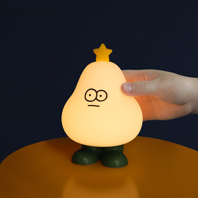 Lampe de nuit en silicone en forme de sapin de Noël mignon Lighteme