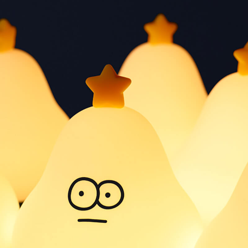 Lampe de nuit en silicone en forme de sapin de Noël mignon Lighteme