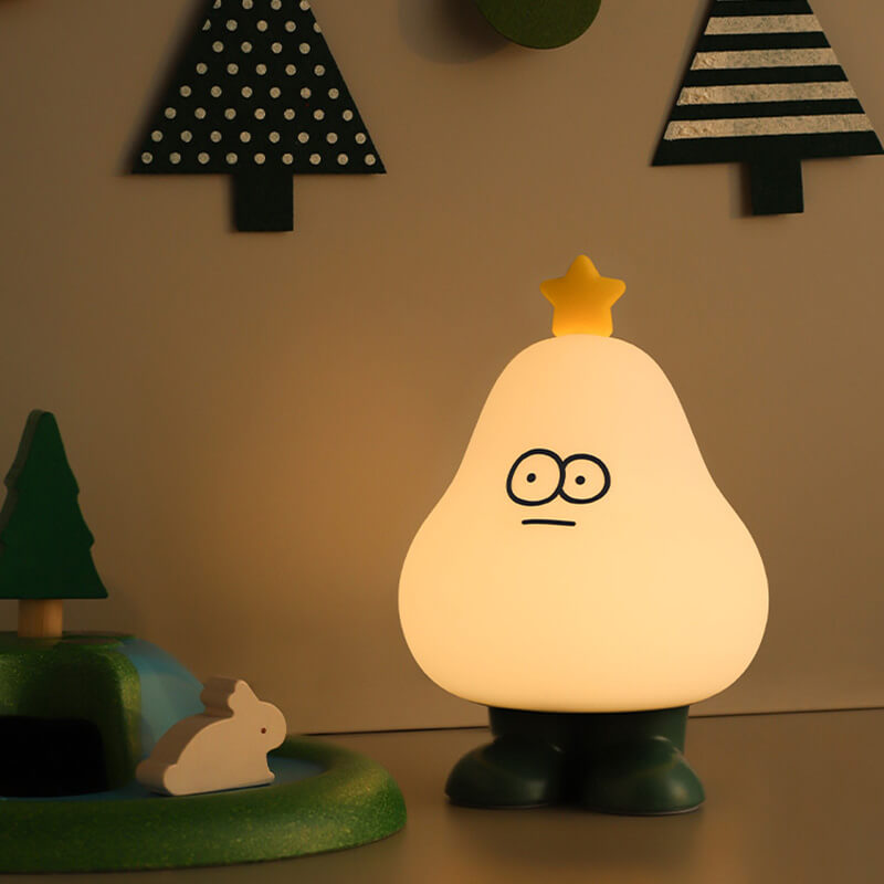 Lampe de nuit en silicone en forme de sapin de Noël mignon Lighteme