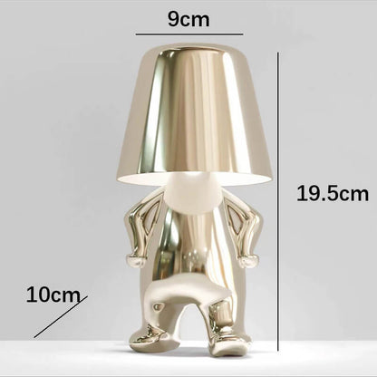 Lighteme Colorful Cute Humanoid Touch Resin Night Light