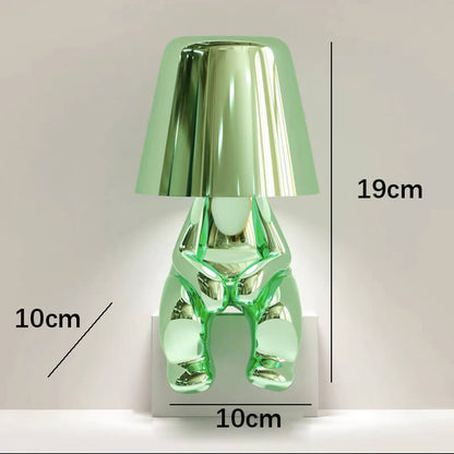 Lighteme Colorful Cute Humanoid Touch Resin Night Light