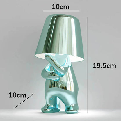 Lighteme Colorful Cute Humanoid Touch Resin Night Light