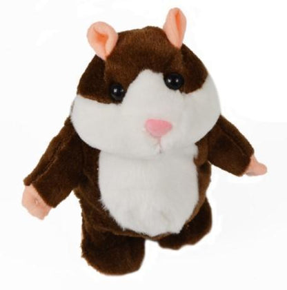 Lighteme Cute Walking & Talking Interactive Sound Record Hamster Plush Toy