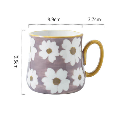 Lighteme Daisy Print Ceramic Mug
