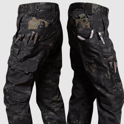 Lighteme Taktische Cargohose mit mehreren Taschen für Herren