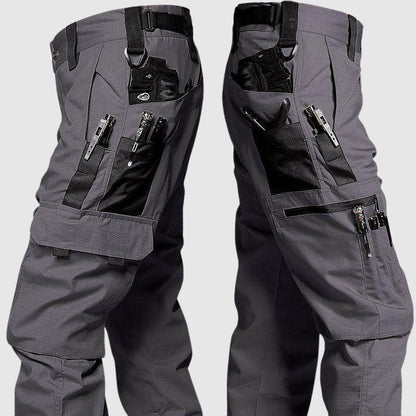 Lighteme Taktische Cargohose mit mehreren Taschen für Herren