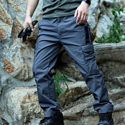 Lighteme Taktische Cargohose mit mehreren Taschen für Herren