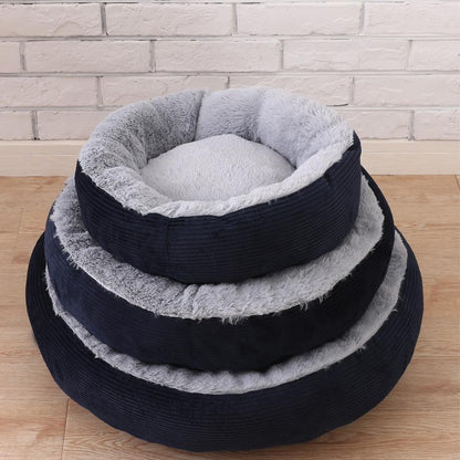Lit rond pour chien Lighteme avec coussin amovible