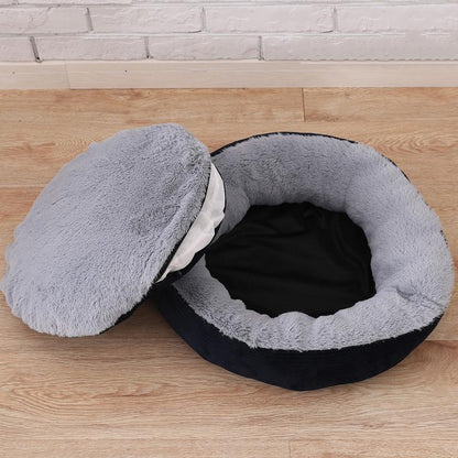 Lit rond pour chien Lighteme avec coussin amovible