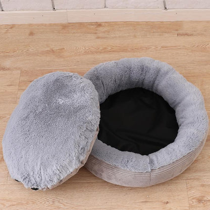 Lit rond pour chien Lighteme avec coussin amovible