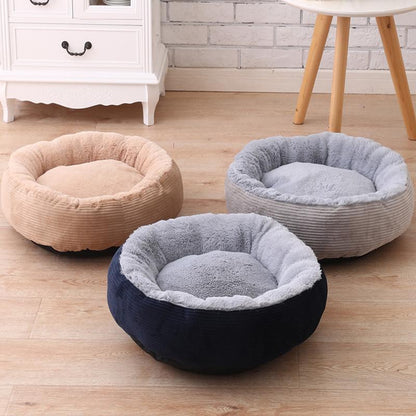Lit rond pour chien Lighteme avec coussin amovible