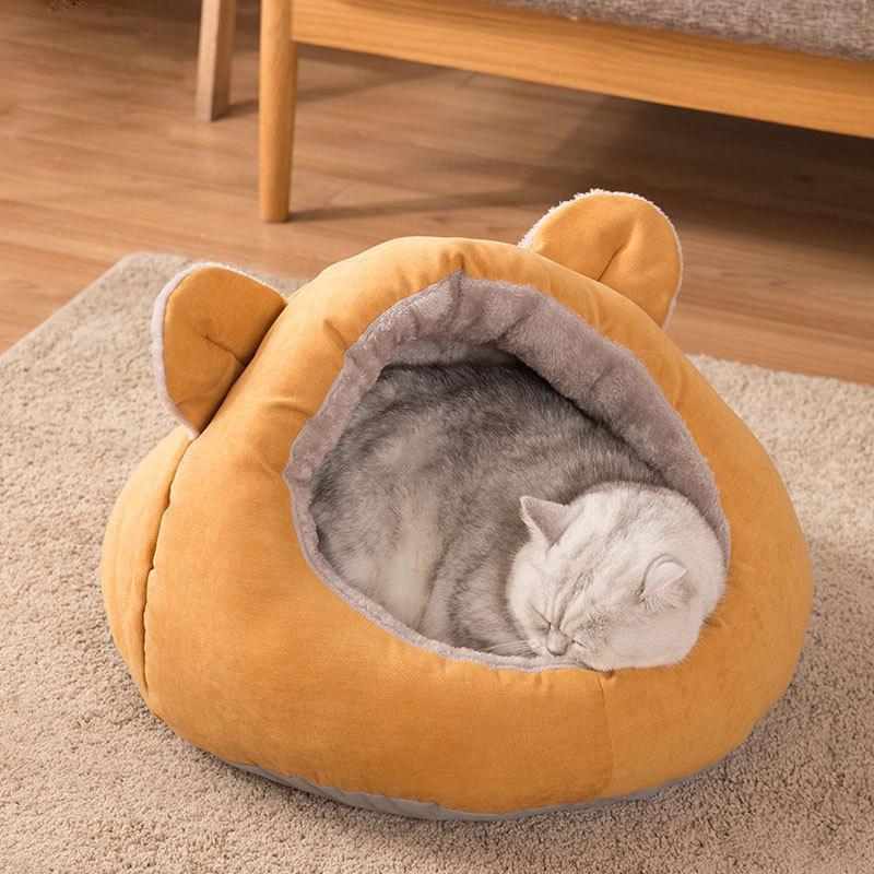Maison pour chat semi-fermée détachable Lighteme