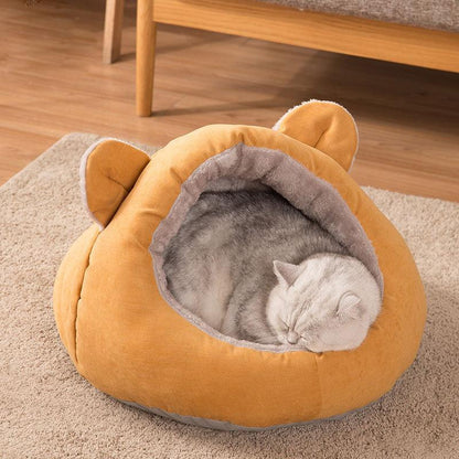 Maison pour chat semi-fermée détachable Lighteme
