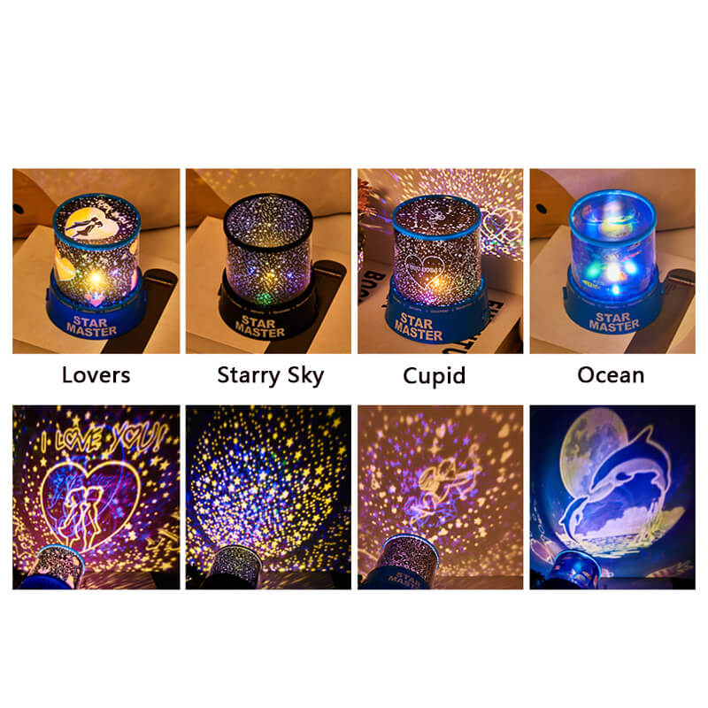Lighteme Creative Rotating Starry Sky Projection Lamp