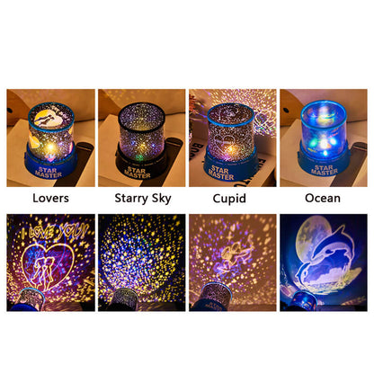 Lighteme Creative Rotating Starry Sky Projection Lamp