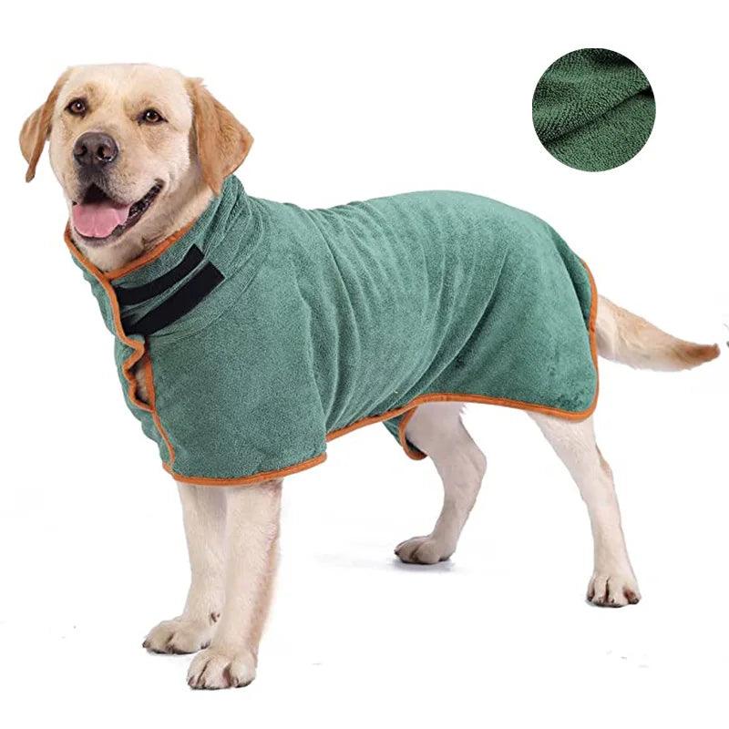 Lighteme Mikrofaser Hundebademantel 