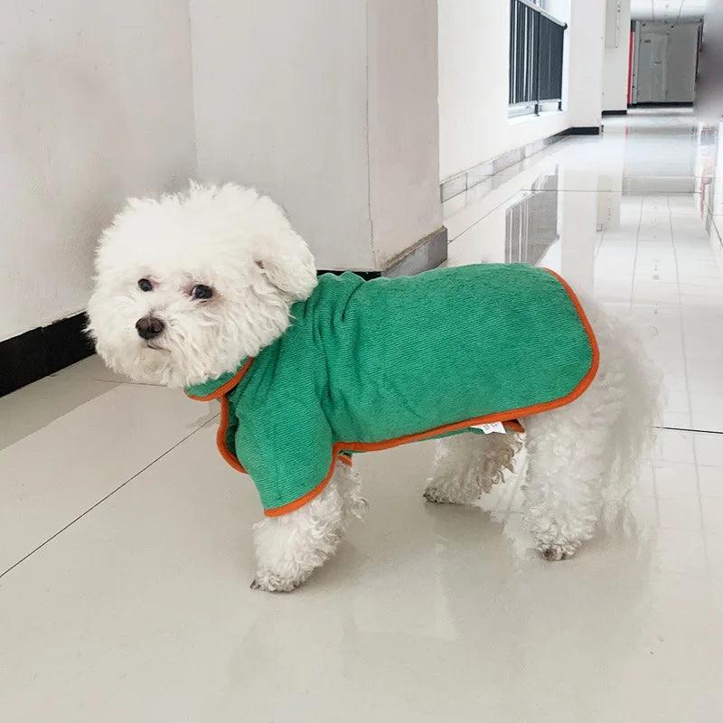 Lighteme Mikrofaser Hundebademantel 