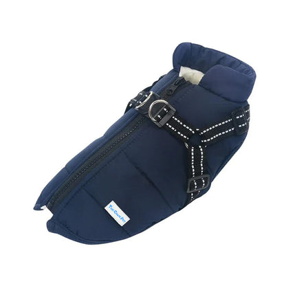 Manteau polaire imperméable Lighteme pour chien, idéal pour la protection contre le froid