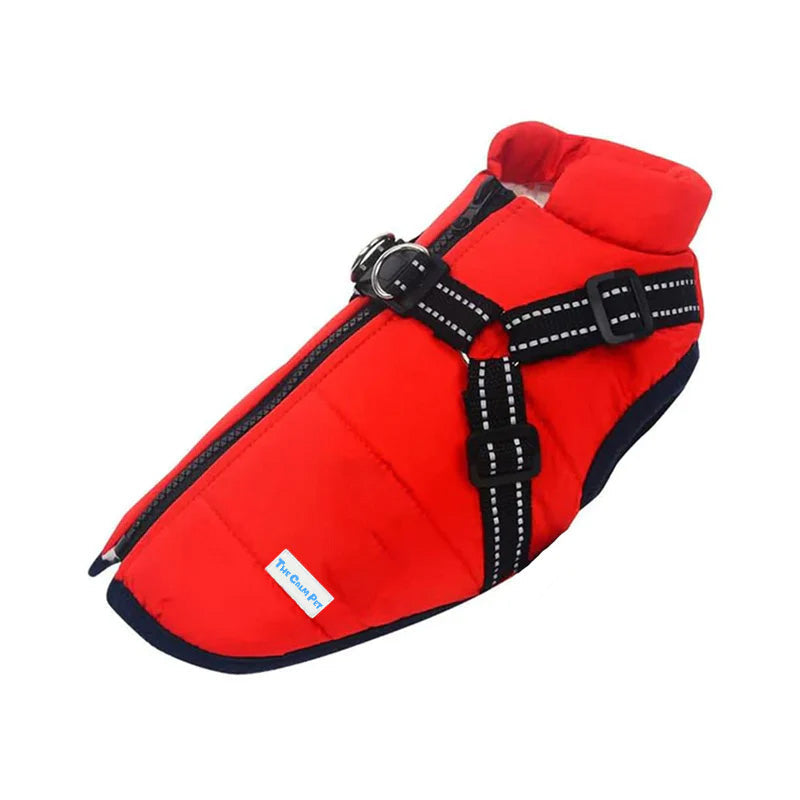 Manteau polaire imperméable Lighteme pour chien, idéal pour la protection contre le froid
