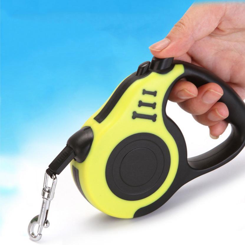 Laisse pour chien Lighteme 3M/5M rétractable automatique (4 couleurs et 3 tailles)