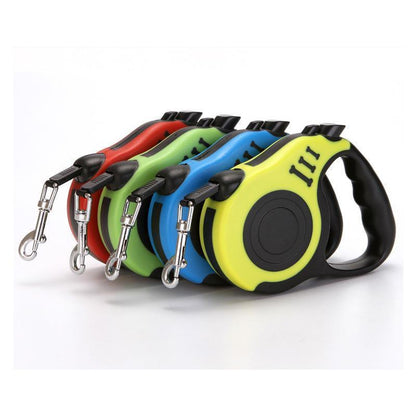 Laisse pour chien Lighteme 3M/5M rétractable automatique (4 couleurs et 3 tailles)