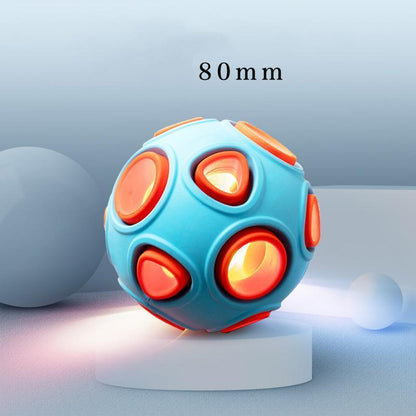 Lighteme Dog Playing Toy Bite Bouncing Ball (2 Colors & 2 Sizes & 3 Types)