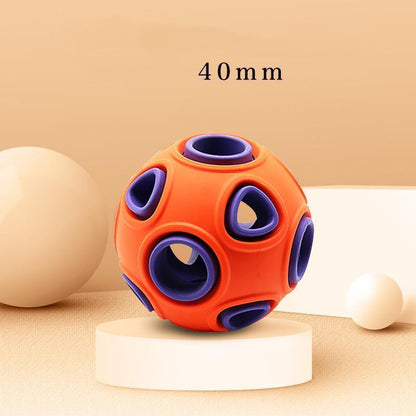 Lighteme Dog Playing Toy Bite Bouncing Ball (2 Colors & 2 Sizes & 3 Types)