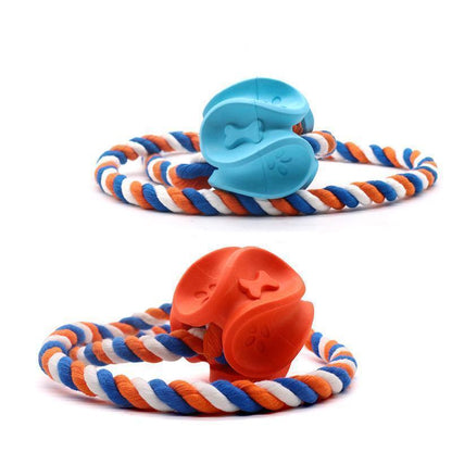 Lighteme Hundekauspielzeug aus Gummiseil (2 Farben &amp; 2 Größen)