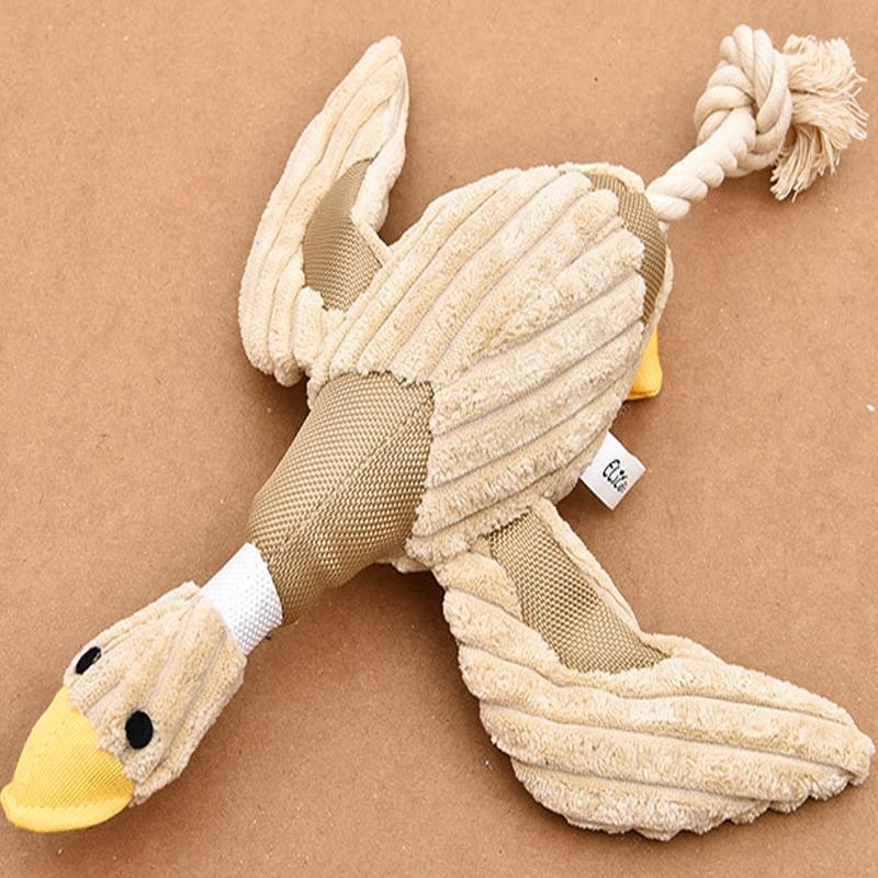 Lighteme Dog Toy Duck Shape Bite Resistant