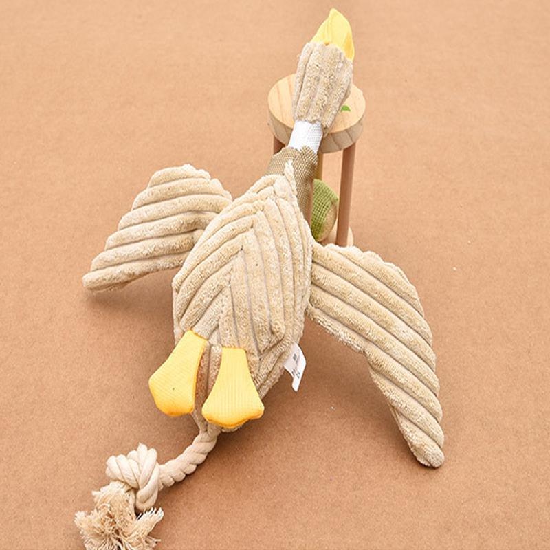 Lighteme Dog Toy Duck Shape Bite Resistant