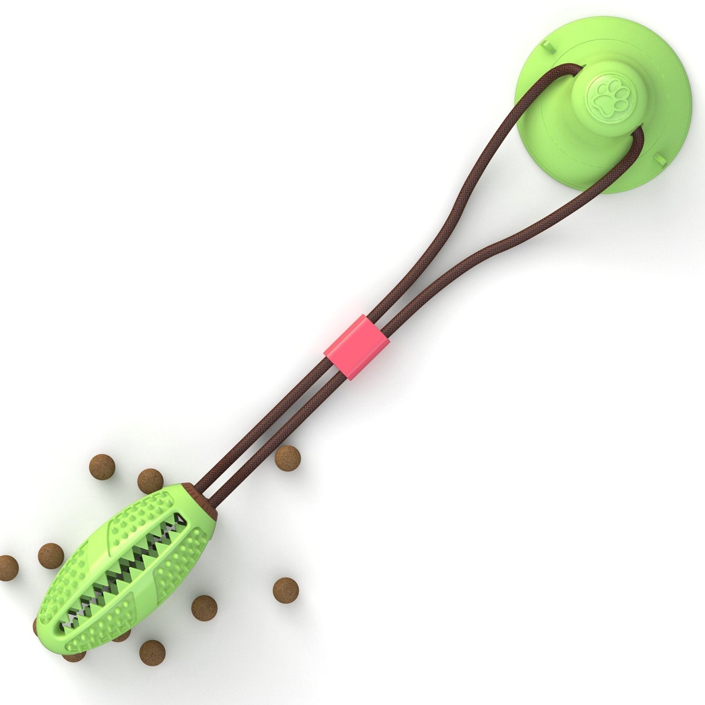 Lighteme Hundespielzeug mit Saugnapf, Kauball (5 Farben)