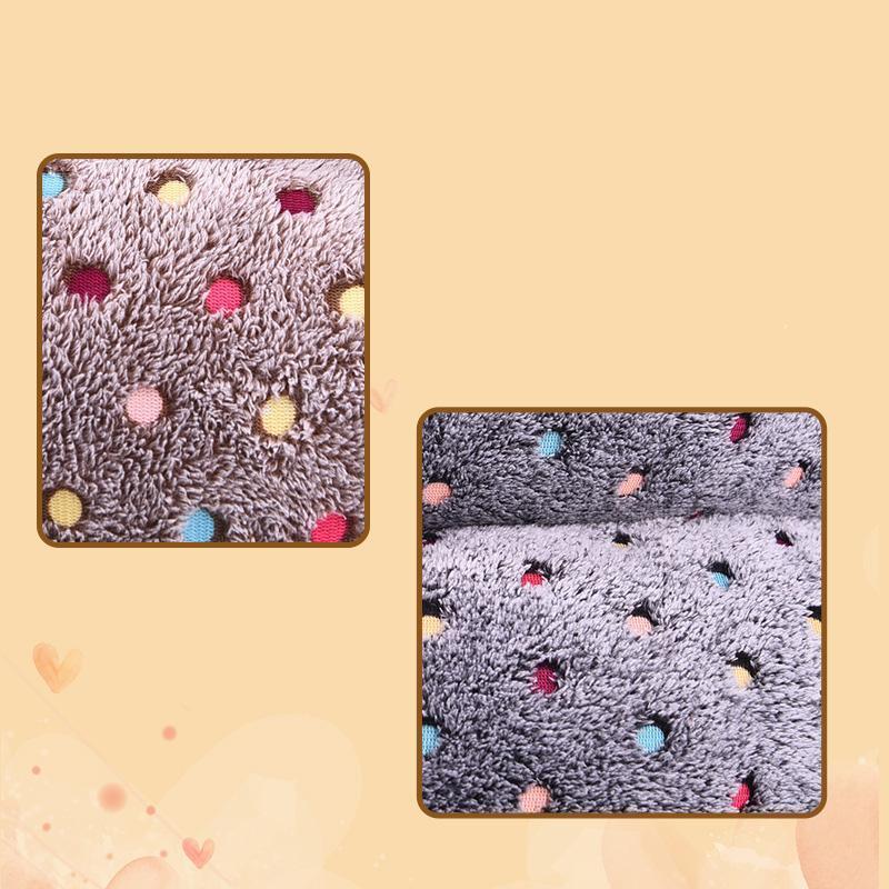 Lighteme Dots Winter Fleece Ball Cat Bed (2 colors)