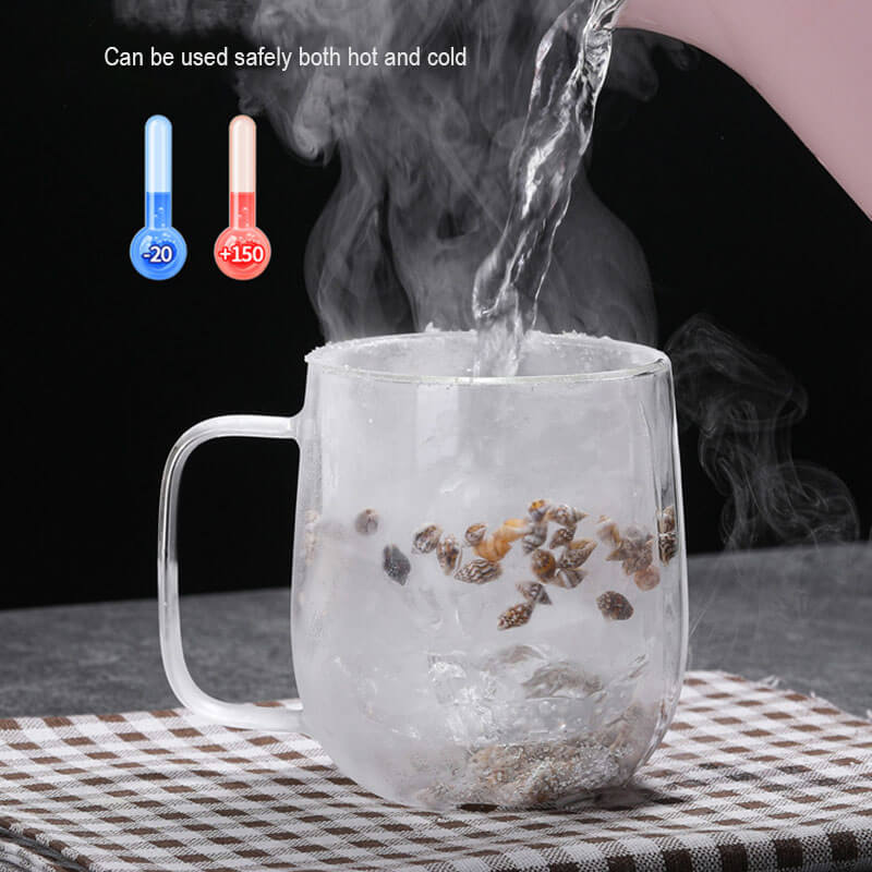 Tasse à sable en verre double flux Lighteme