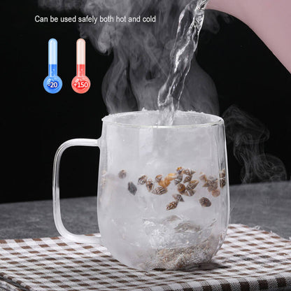 Tasse à sable en verre double flux Lighteme