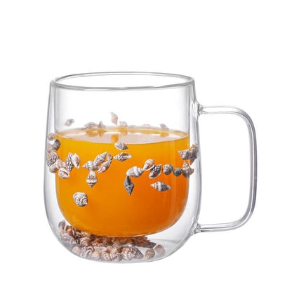 Tasse à sable en verre double flux Lighteme