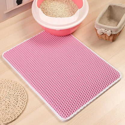 Lighteme EVA Double-Layer Cat Litter Mat (5 colors & 4 sizes)