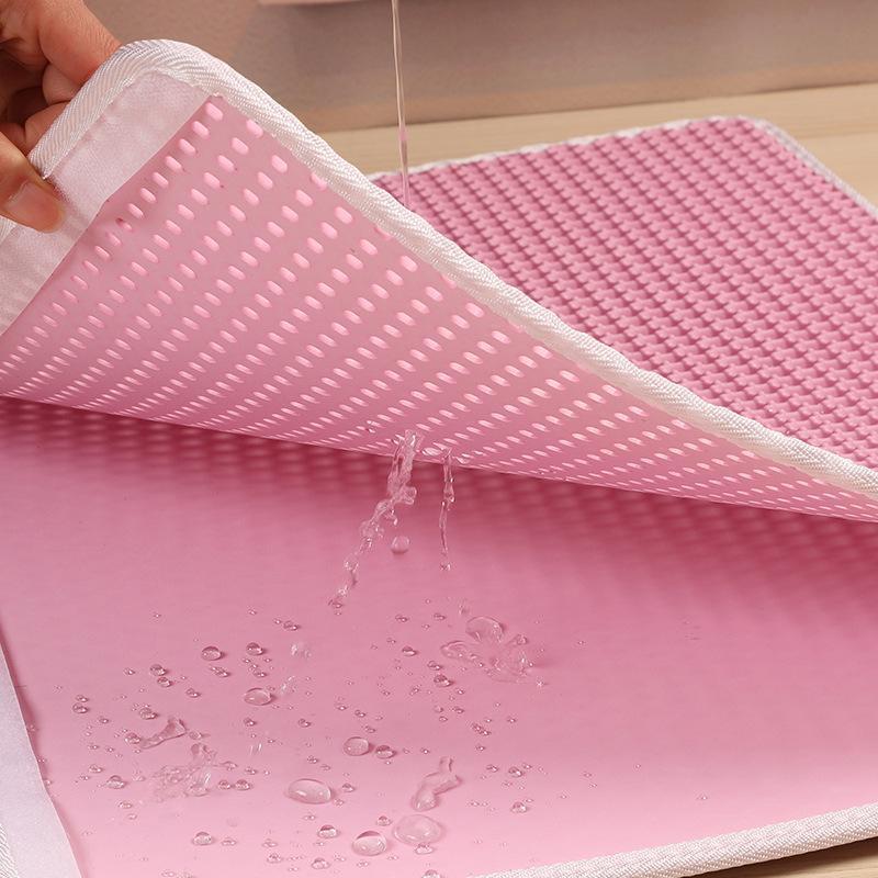 Lighteme EVA Double-Layer Cat Litter Mat (5 colors & 4 sizes)