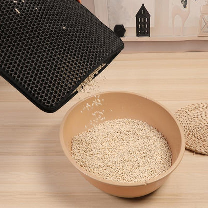 Lighteme EVA Double-Layer Cat Litter Mat (5 colors & 4 sizes)